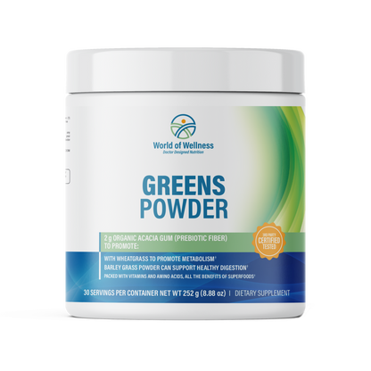 Greens, Fruit Punch Powder, 8.4g serv/30 serv.