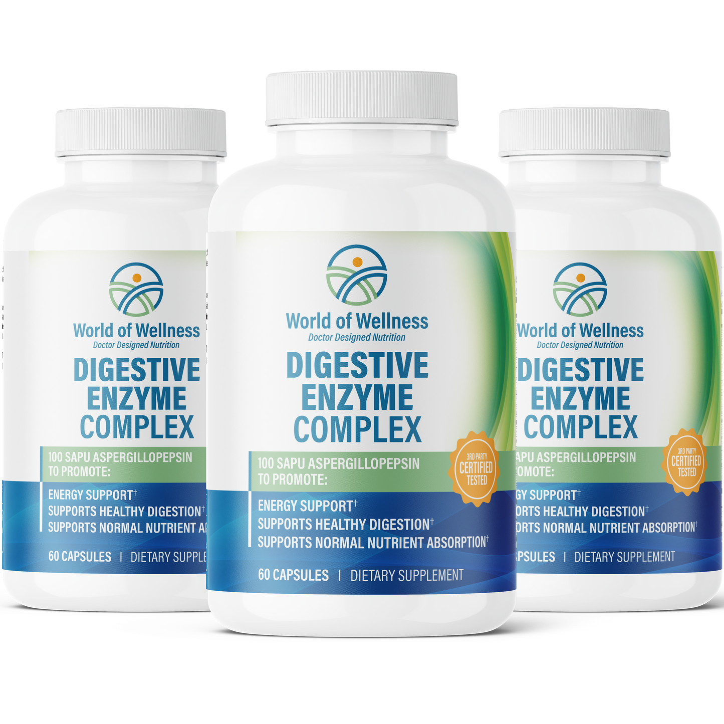 Digestive Enzymes, 1 serv. sz