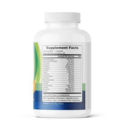 Digestive Enzymes, 1 serv. sz