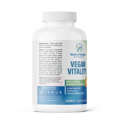 Vegan Multivitamin, 3 serv. sz