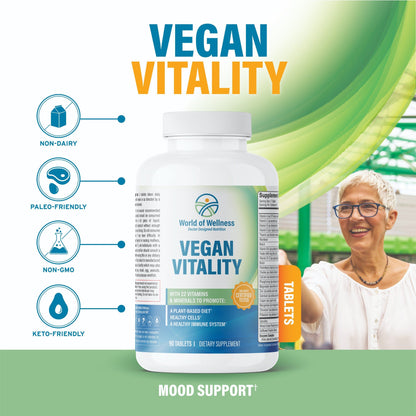 Vegan Multivitamin, 3 serv. sz