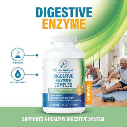 Digestive Enzymes, 1 serv. sz