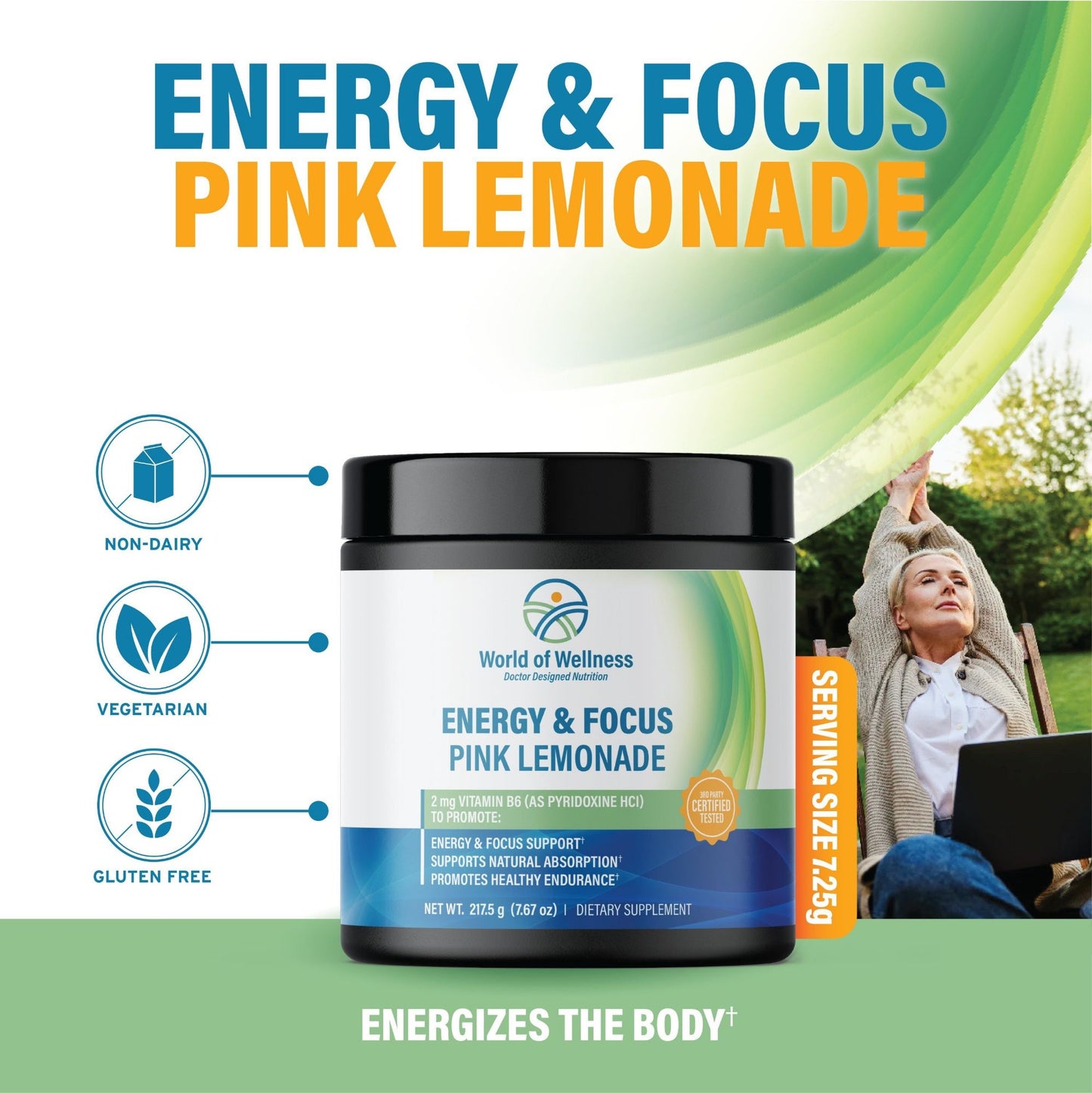 Energy & Focus Pink Lemonade